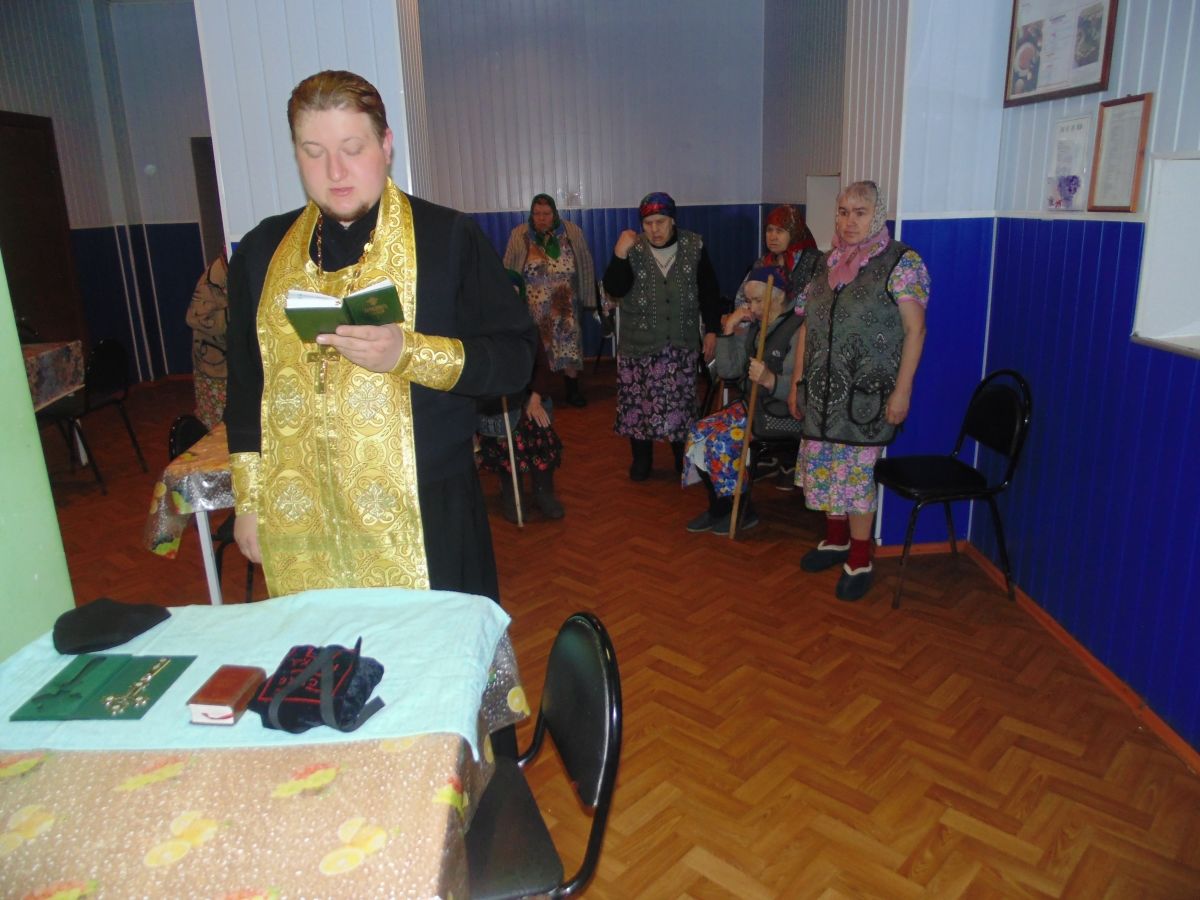 Причастие в честь праздника Благовещение Пресвятой Богородицы.