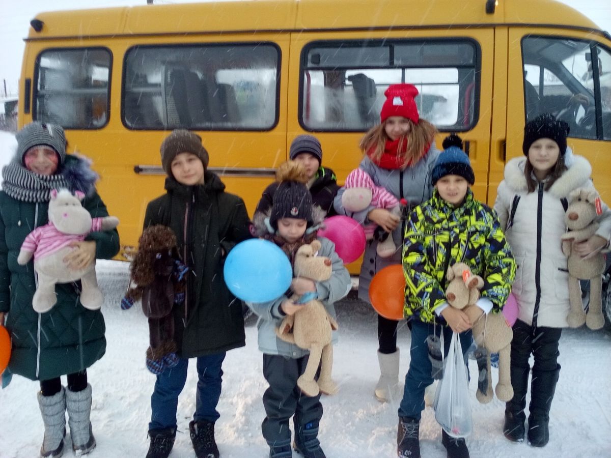 Дети с Большеберезниковского района побывали на Главной ёлке республики