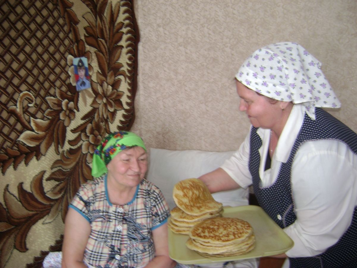 Масленица в  Старошайговском филиале ГБСУСОССЗН РМ «Заречный дом-интернат для престарелых и инвалидов»