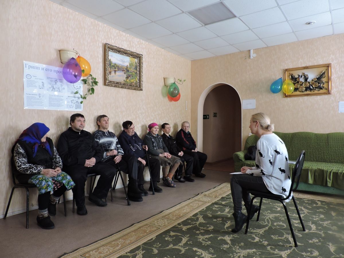 Занятия с психологом  в Новочадовском филиале  ГБСУСОССЗН РМ «Заречный дом-интернат для престарелых и инвалидов»