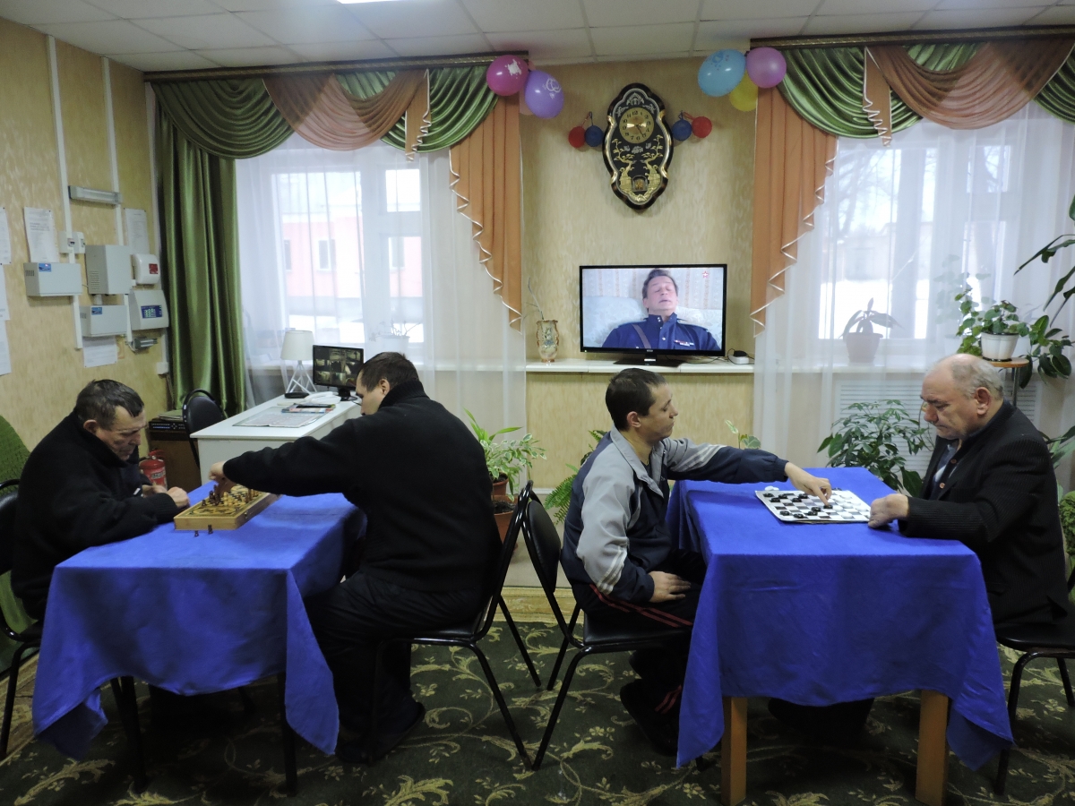 Шахматно-шашечный турнир состоялся в Новочадовском филиале ГБСУСОССЗН РМ «Заречный дом-интернат для престарелых и инвалидов»