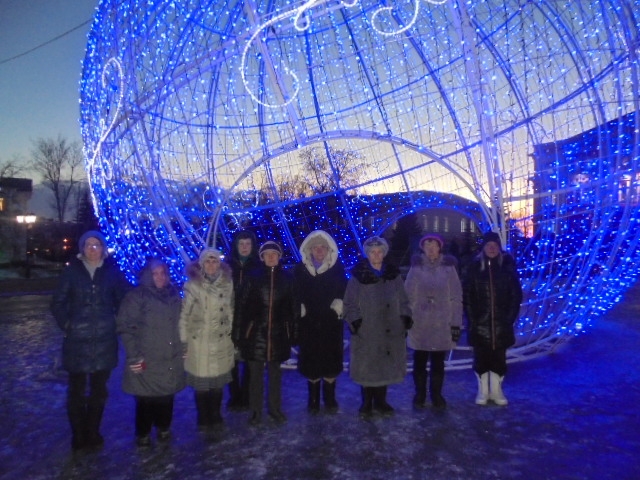 Поездка на новогоднюю елку на площадь в город Саранск