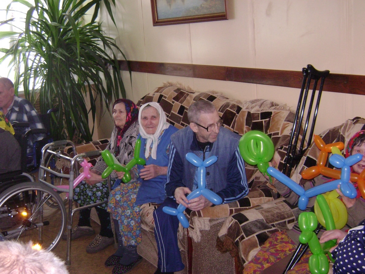 Посещение Старошайговского филиала ГБСУ СОССЗН РМ «Заречный дом-интернат для престарелых и инвалидов» группой молодежи евангельских христиан