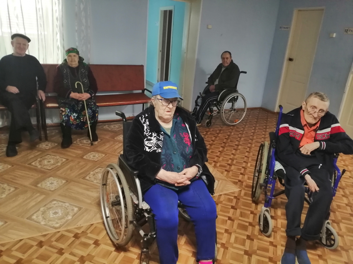 В ГБСУСОССЗН РМ «Заречный дом-интернат для престарелых и инвалидов» состоялся просмотр праздничного концерта, посвящённого «Дню пожилых людей»