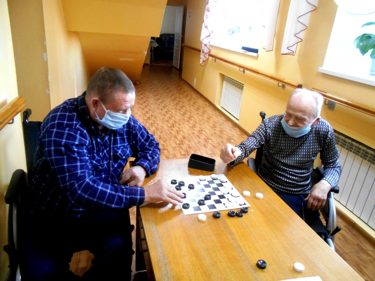 Конкурс по играм в шашки среди инвалидов