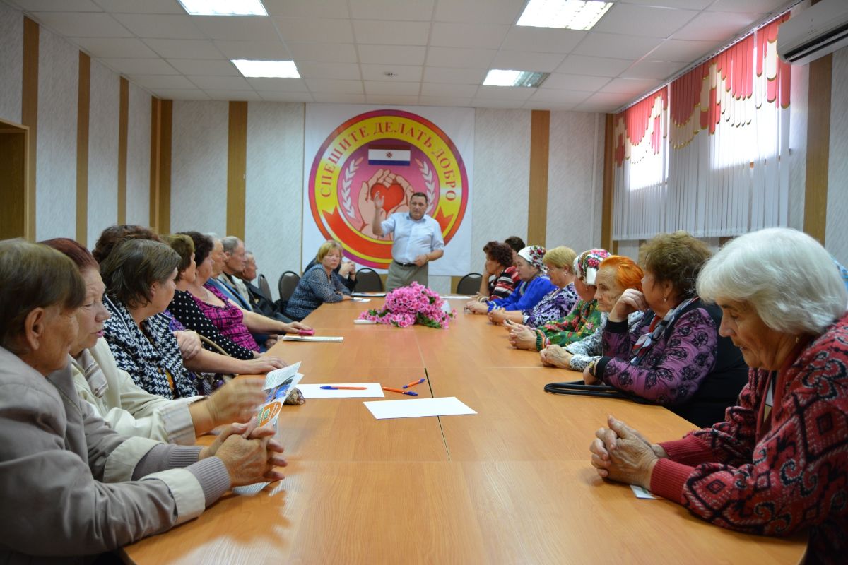 Встреча главы Старошайговского муниципального района с ветеранами войны и труда