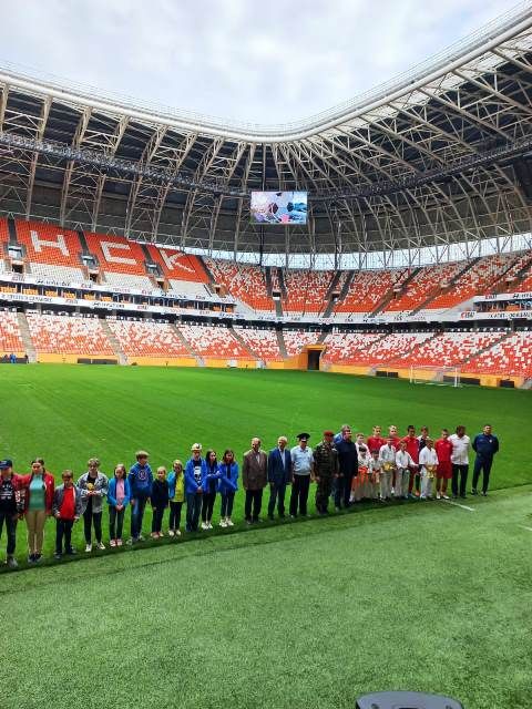 Встреча с юными футболистами команды «Мордовия»