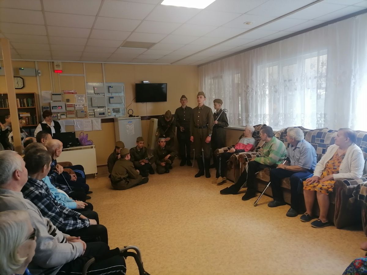 «Концерт Победы» в Старошайговском филиале ГБСУ СОССЗН РМ «Заречный дом-интернат для престарелых и инвалидов»