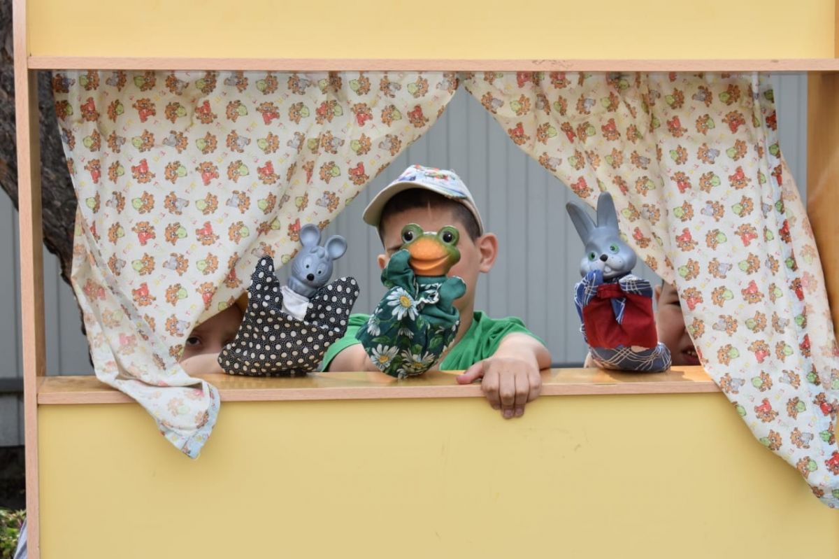 Кукольный театр в детском отделении