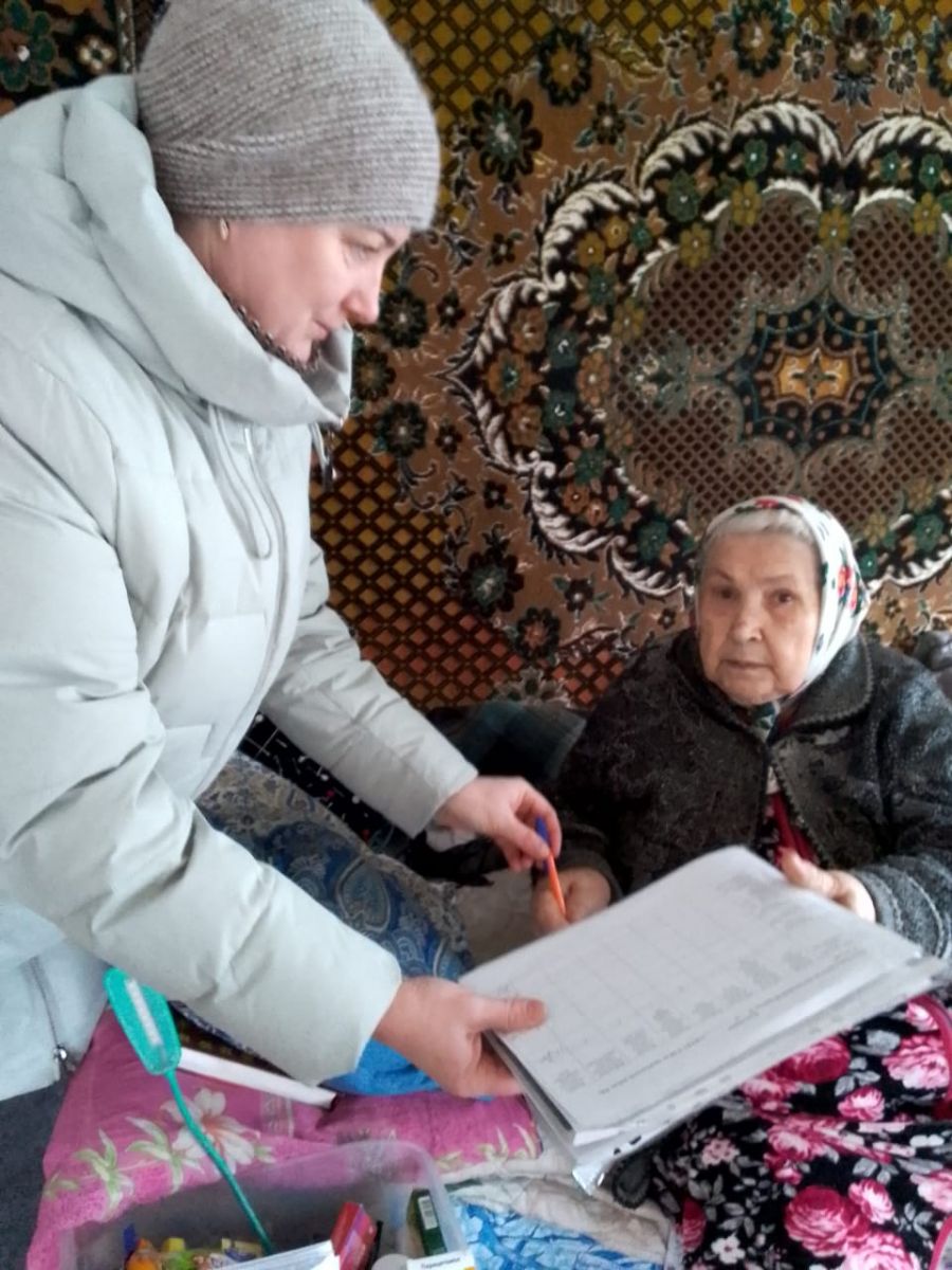 Выезд мобильной бригады в н.п. Каласево и Кечушево по экстренным вызовам граждан пожилого возраста