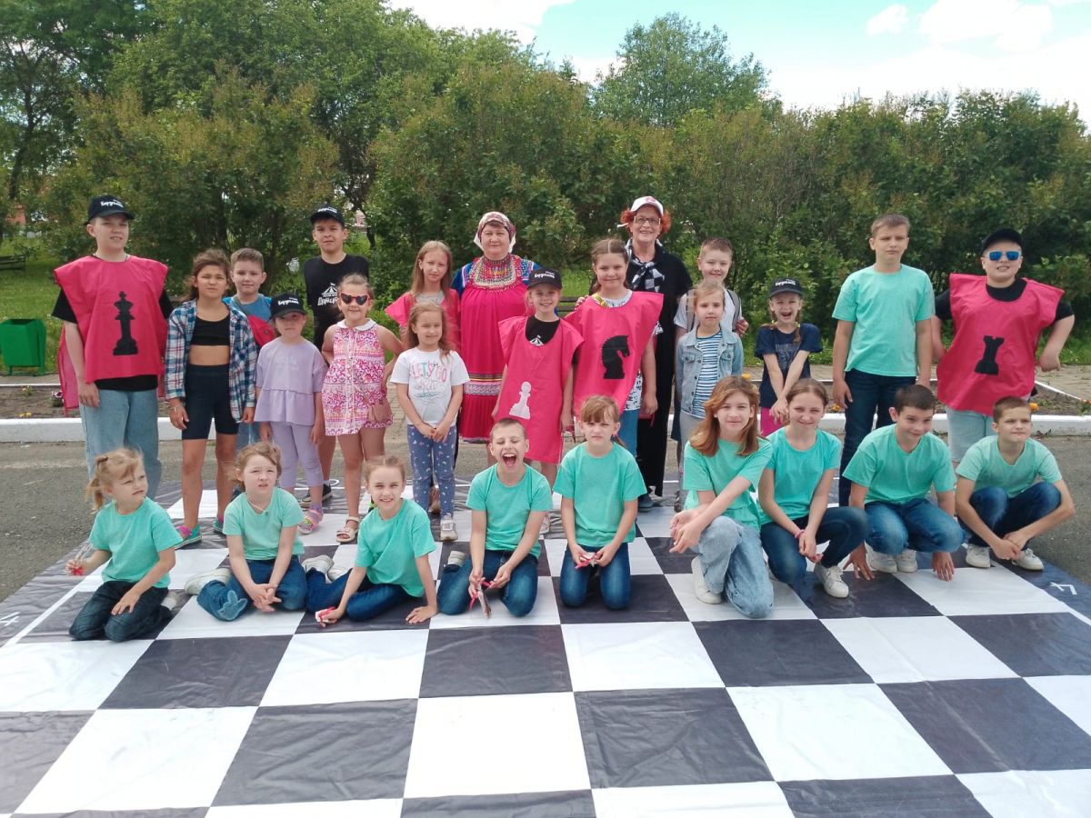 «Живые шахматы» в Старошайговском районе Республики Мордовия