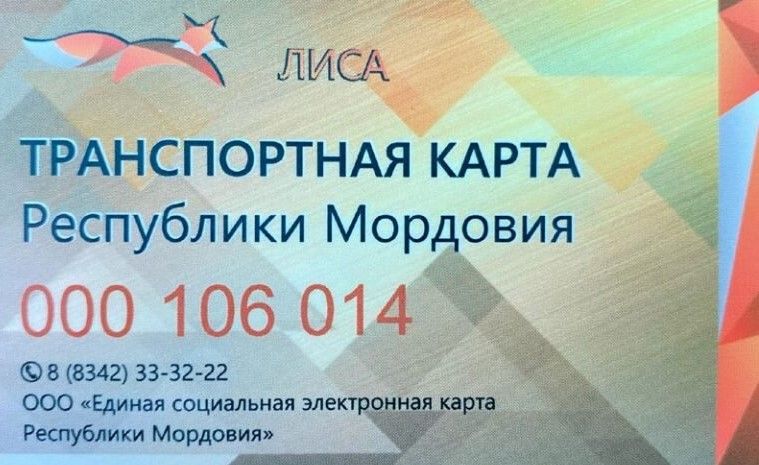 Единая социальная электронная карта жителя Республики Мордовия Единая социальная электронная карта жителя Республики Мордовия