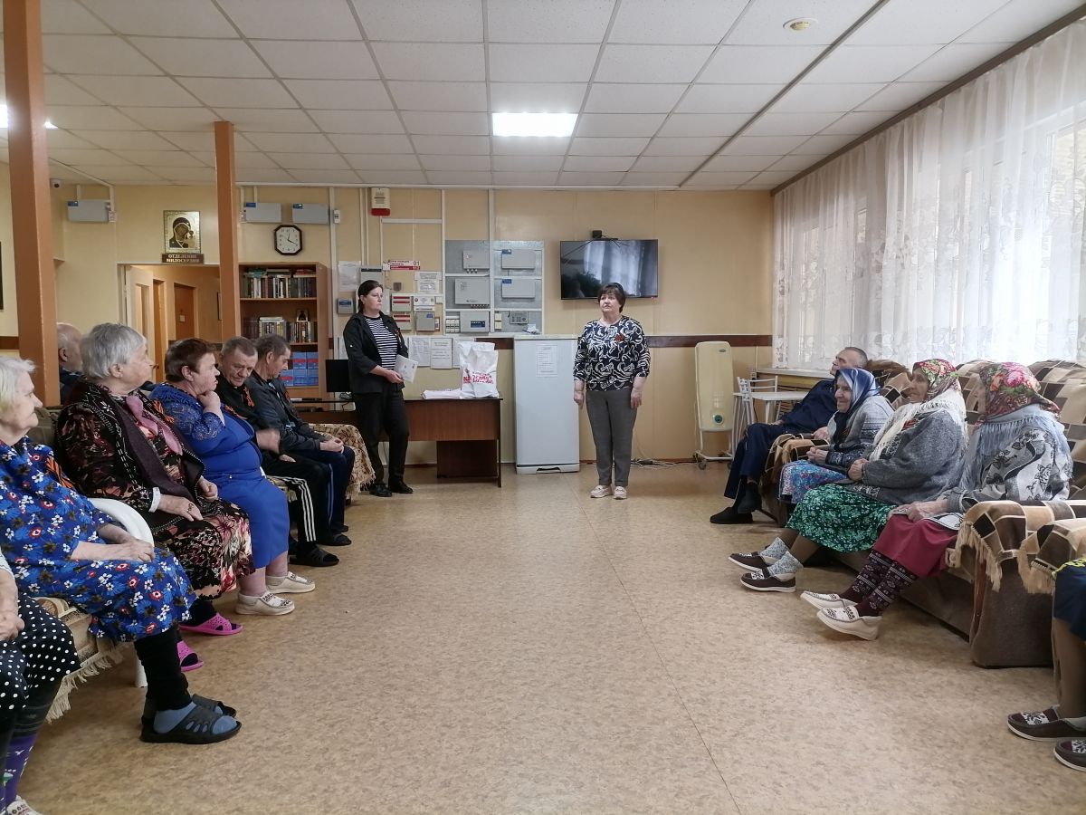 Поздравления тружеников тыла с 80-летием Победы в Старошайговском филиале ГБСУ СОН РМ «Заречный дом-интернат для престарелых и инвалидов» Поздравления тружеников тыла с 80-летием Победы в Старошайговском филиале ГБСУ СОН РМ «Заречный дом-интернат для престарелых и инвалидов»