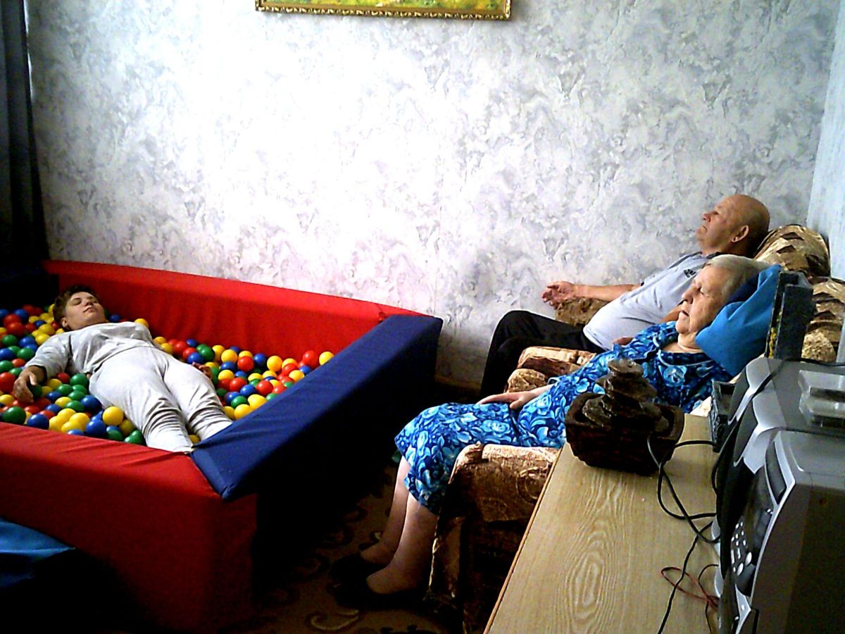 Занятия в сенсорной комнате