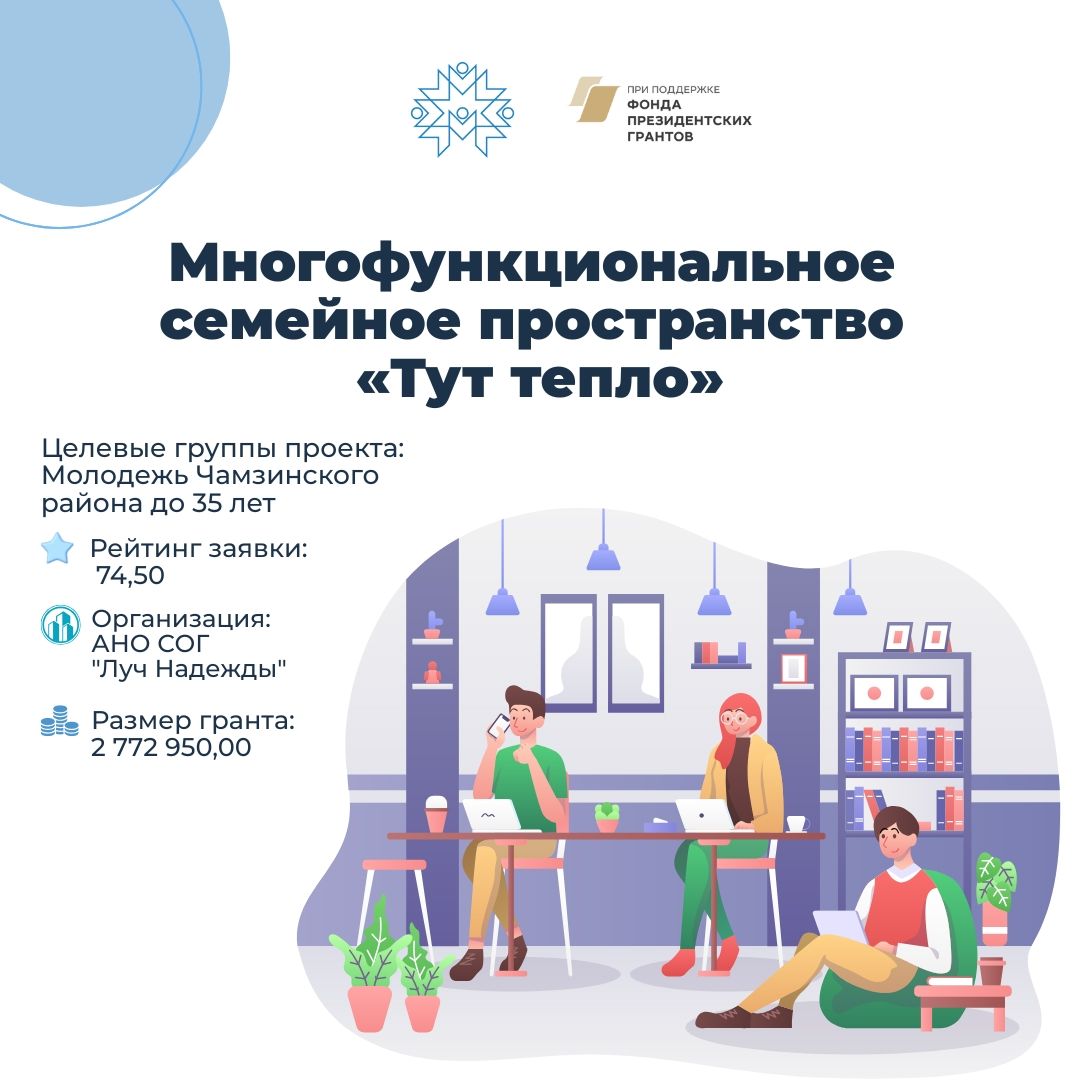 Проект «Многофункциональное семейное пространство «Тут тепло»