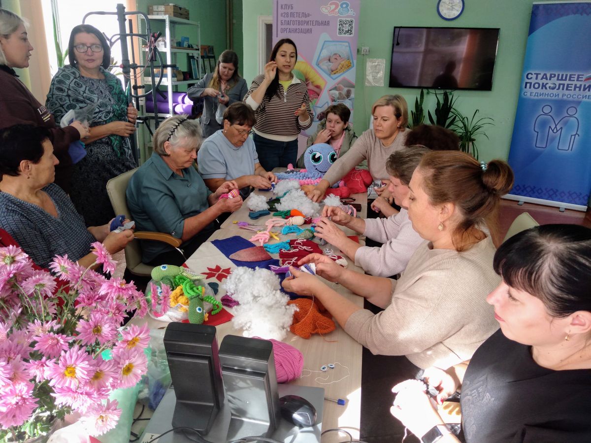 Проект «Здесь вы ещё не вязали» к Международному дню пожилых людей Проект «Здесь вы ещё не вязали» к Международному дню пожилых людей
