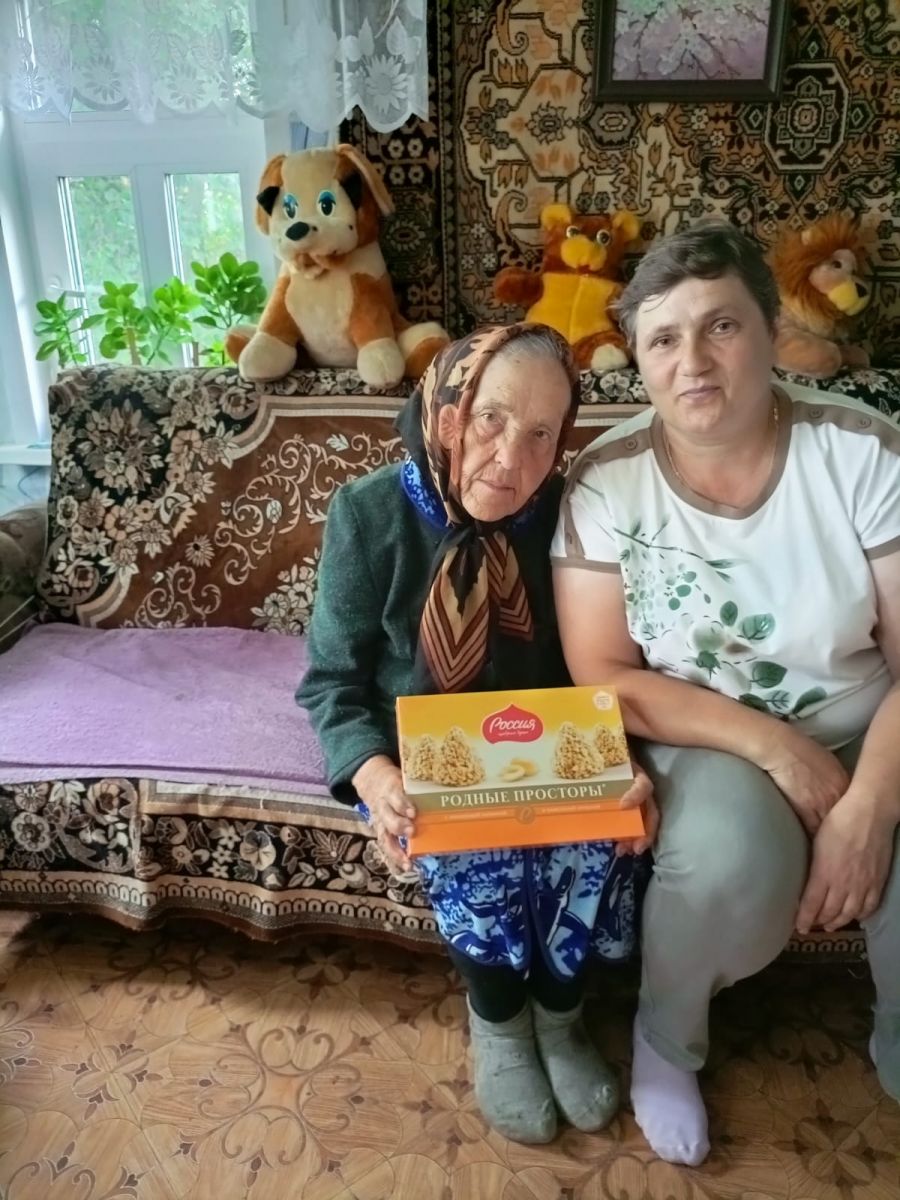 7 июля 2025 года отметила свой 85- летний юбилей обслуживаемая Зорькина Раиса Алексеевна из с. Селищи Атяшевского района 7 июля 2025 года отметила свой 85- летний юбилей обслуживаемая Зорькина Раиса Алексеевна из с. Селищи Атяшевского района