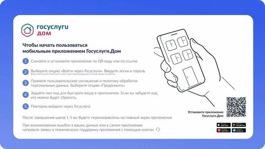 Мобильное приложение "Госуслуги Дом" Мобильное приложение "Госуслуги Дом"