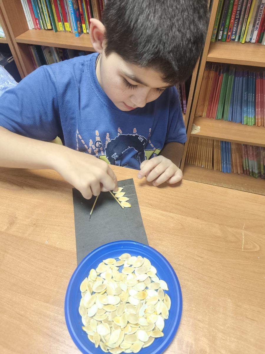 Аппликация золотые колосья Аппликация золотые колосья