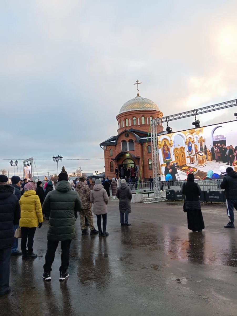 Открытие храма Георгия победоносца