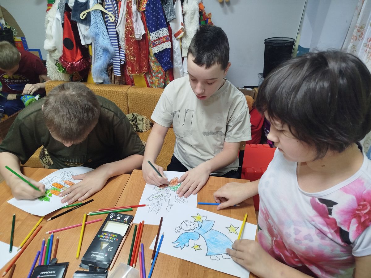 Творческая мастерская "Рождественский рисунок"