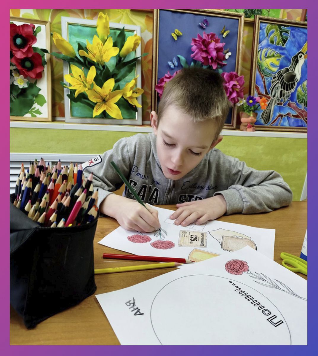 Объемная аппликация ко Дню снятия блокады Ленинграда