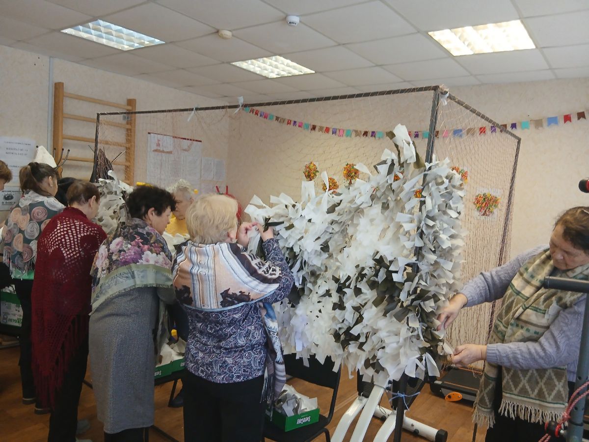 Плетение маскировочных сетей