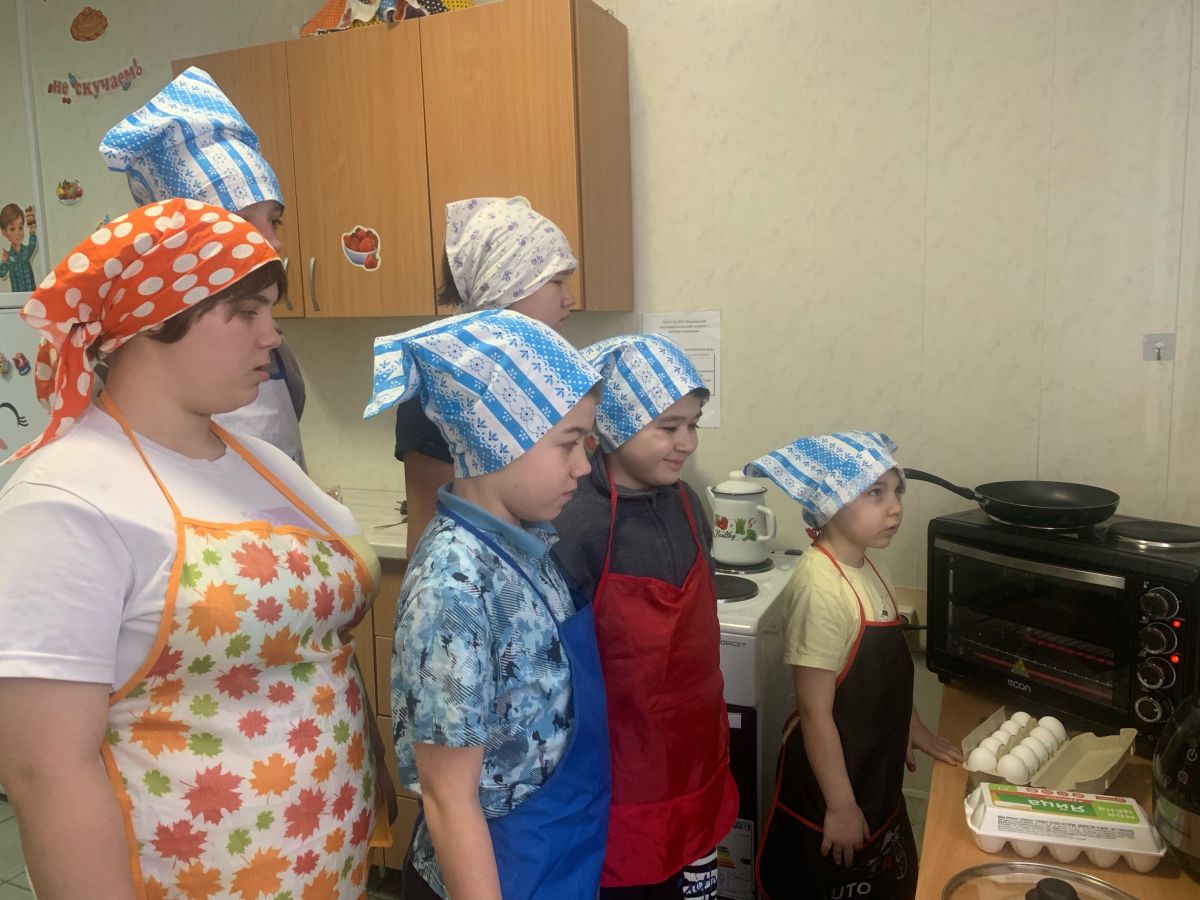 Приготовление яичницы