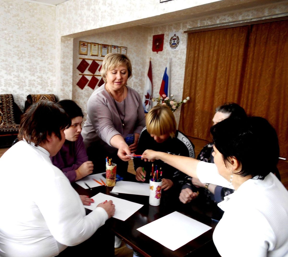 Поведено занятие по арт &mdash; терапии