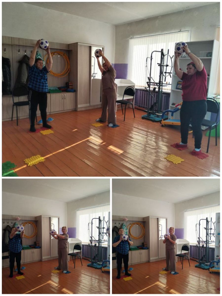 Игры с мячом как вид терапии для пожилых людей