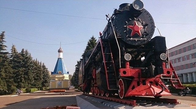 Задание № 3. Вариант № 2. Задание &laquo;Наш район &ndash; глазами Первых&raquo;.  Рузаевка: Паровоз &laquo;Лебедянка&raquo; - символ железнодорожной мощи и памяти