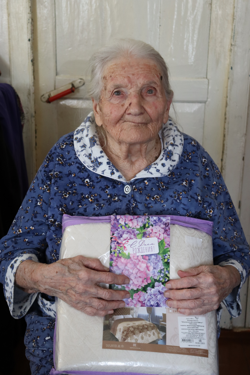 Долгожительнице из с. Пятина исполнилось 102 года