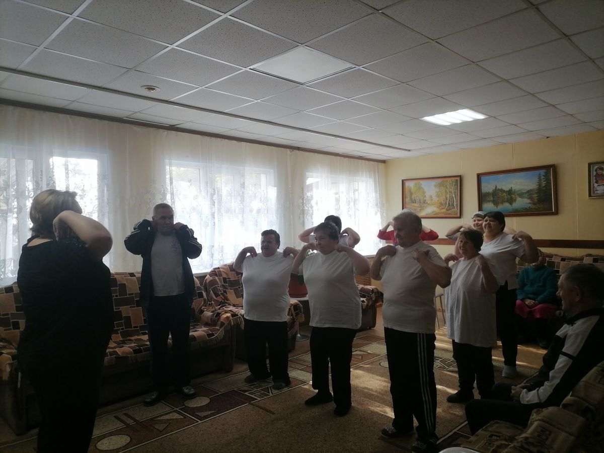 Физзарядка в Старошайговском филиале