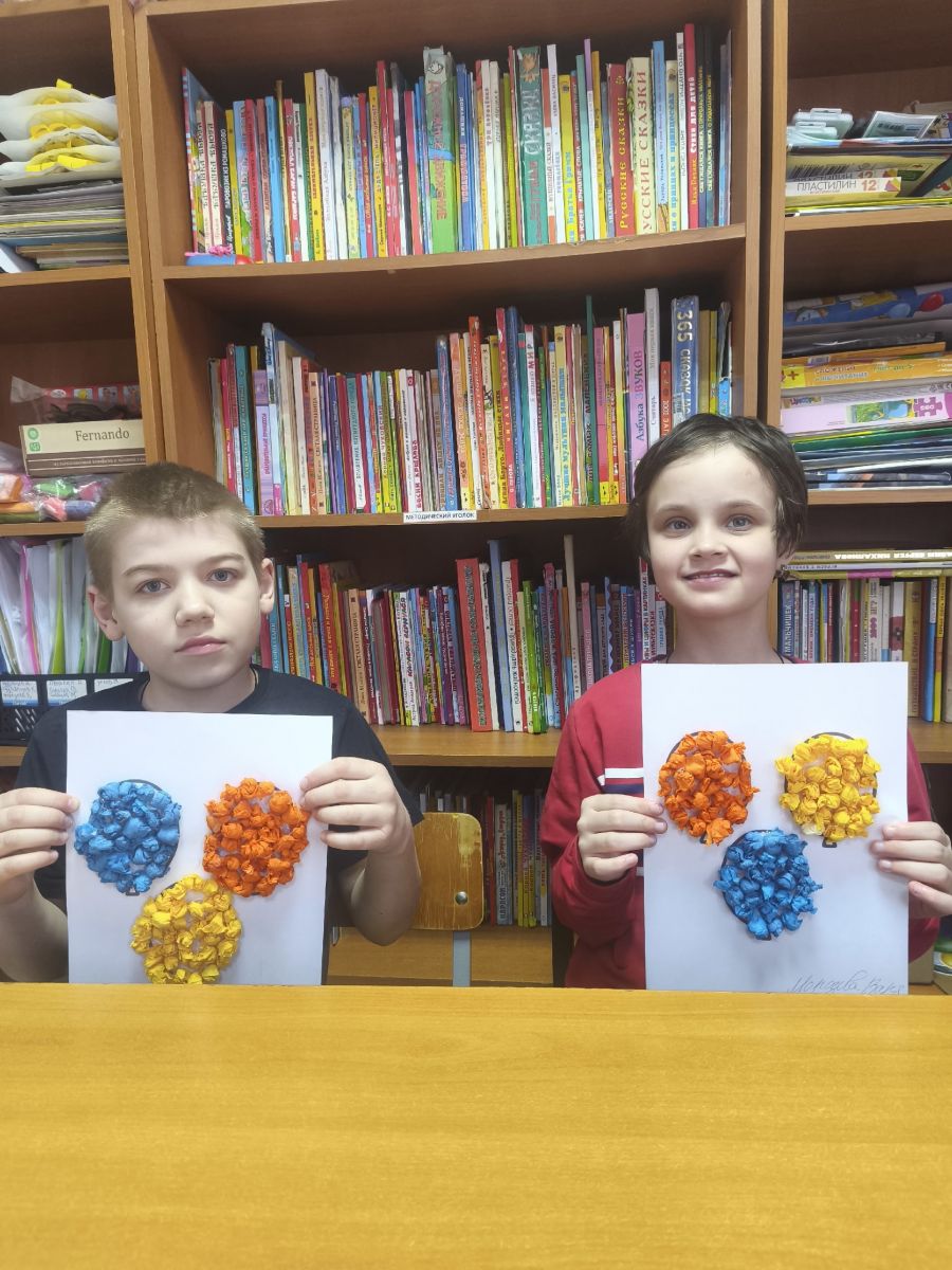 Аппликация воздушные шары