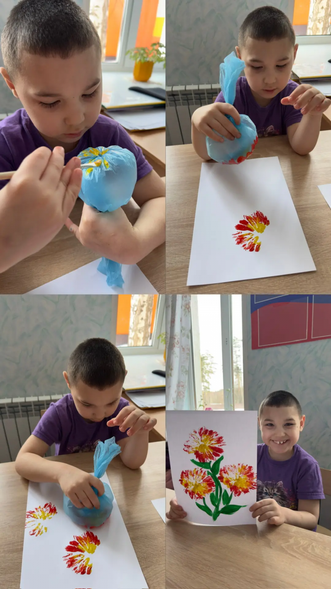 &laquo;Пакеты + краски = волшебство!&raquo;: арт терапия с детьми