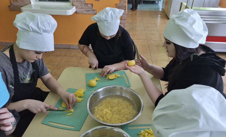 Как мы жарили картошку