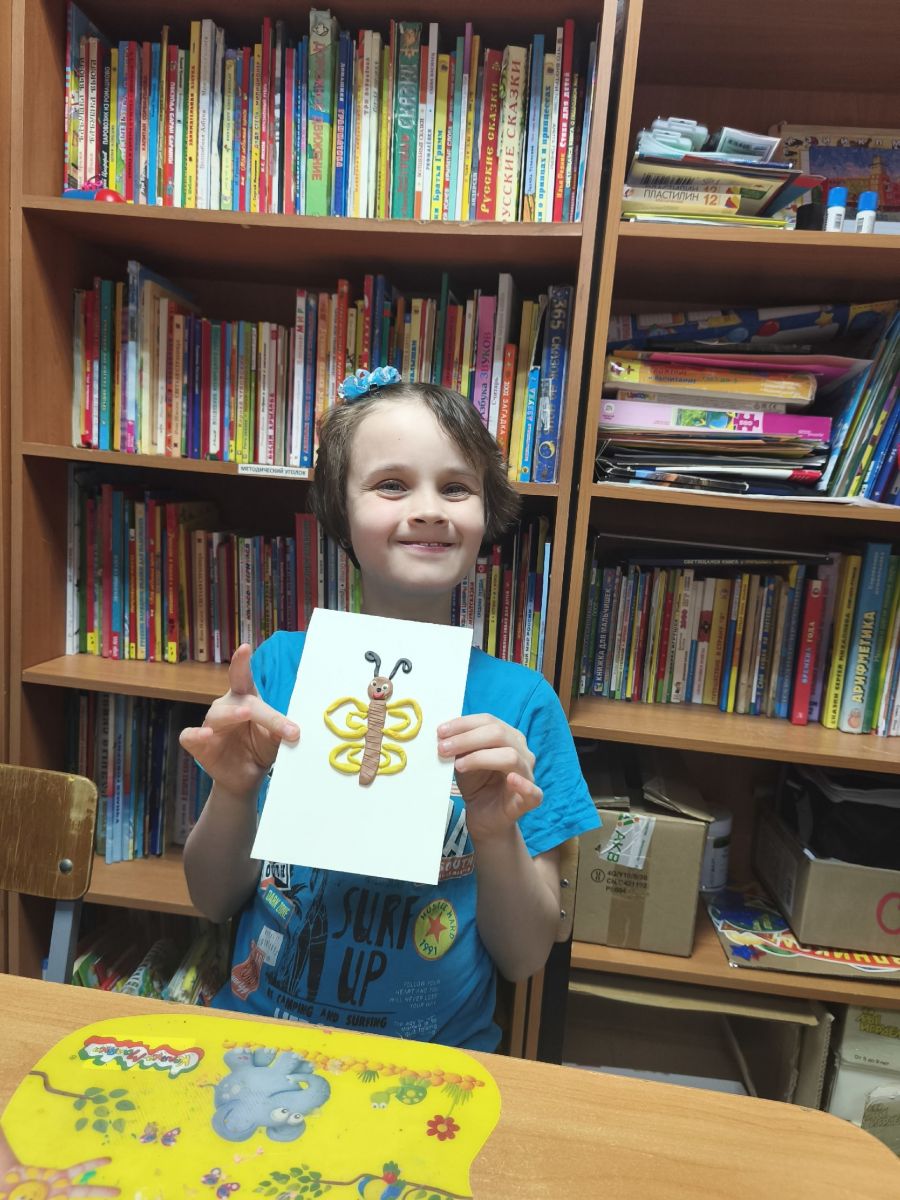 Аппликация бабочка