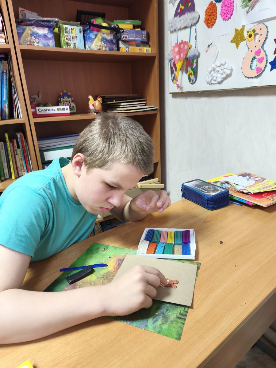 Аппликация медведь