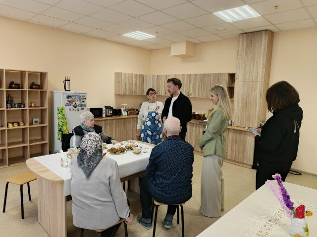 Ичалковский дом- интернат встречал гостей из Москвы