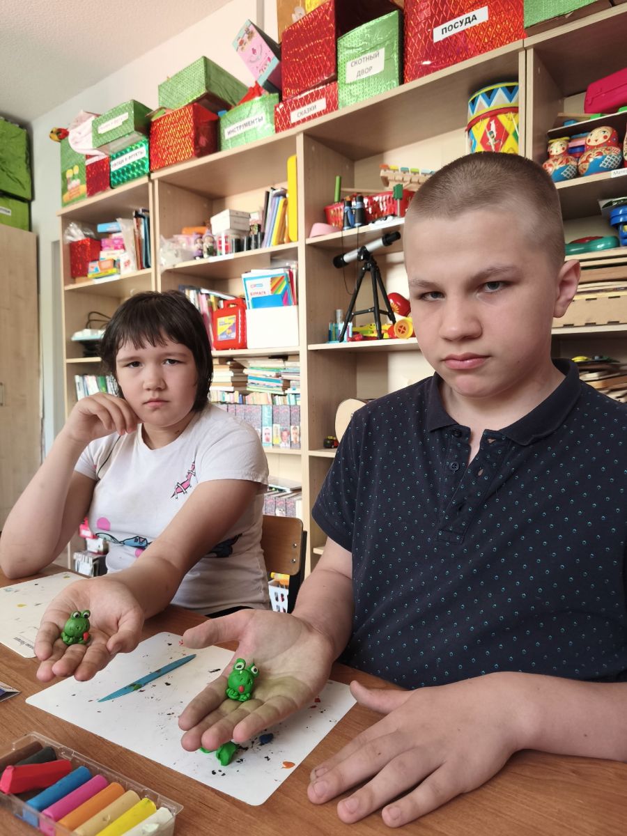 Поделка лягушка
