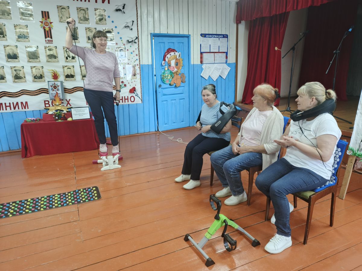 Специалисты отделения дневного пребывания провели оздоровительный выезд в село Кураево