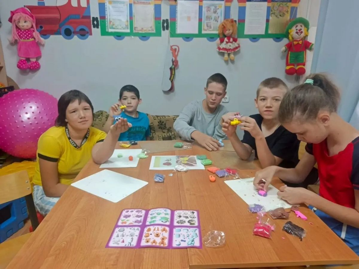 Занятия по лепке