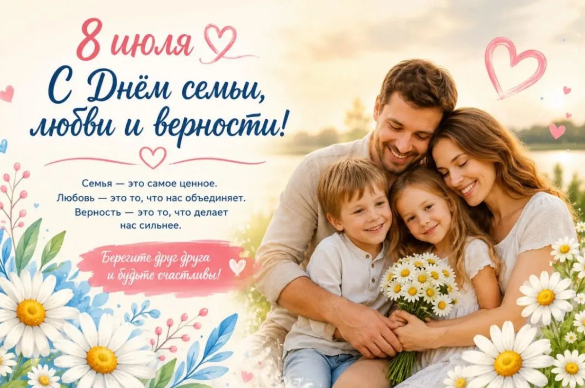 С Днем семьи, любви и верности!