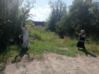 Занятия с гимнастическим обручем