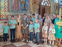 Воспитанники приюта &laquo;Надежда&raquo; поздравили отца Георгия Горюнова в храме Казанской иконы Божией Матери