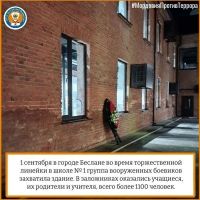 3 СЕНТЯБРЯ - ДЕНЬ СОЛИДАРНОСТИ В БОРЬБЕ С ТЕРРОРИЗМОМ
