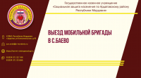 Выезд мобильный бригады в рамках месячника пожилых людей в с.Баево