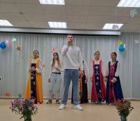 Поздравление  от  студентов Краснослободского аграрного техникума