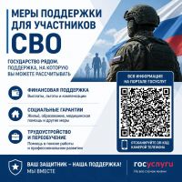 Государство рядом: меры поддержки для участников СВО и их семей