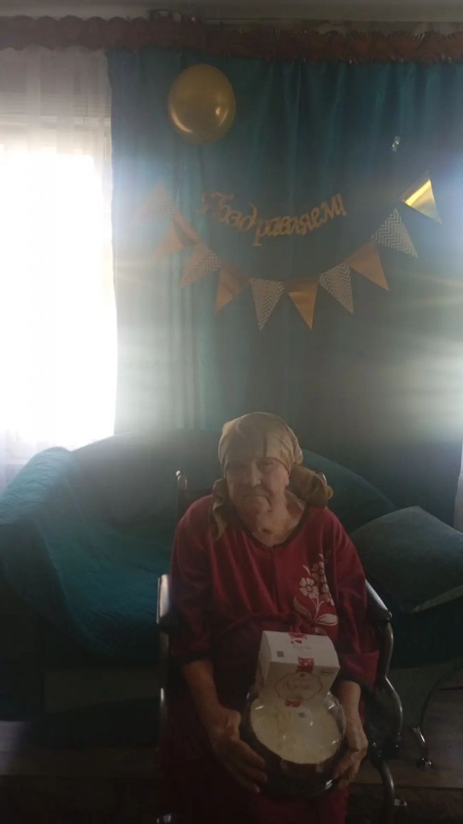 1 октября отметила свой 85 летний юбилей обслуживаемая АНО СОГ "Надежда" Кукина Нина Ивановна из села Дюрки Атяшевского района